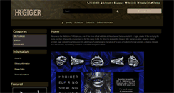 Desktop Screenshot of hrgiger-webstore.com