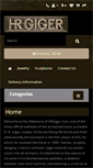 Mobile Screenshot of hrgiger-webstore.com